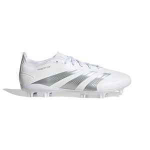 adidas Predator League Gras Voetbalschoenen (FG) Wit Zilver Grijs