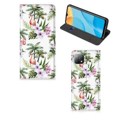 OPPO A15 | Hoesje maken | Flamingo Palms