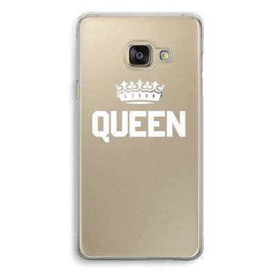 Queen zwart: Samsung A3 (2017) Transparant Hoesje