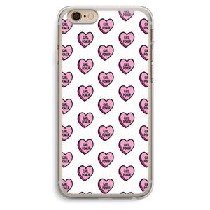 GIRL POWER: iPhone 6 Plus / 6S Plus Transparant Hoesje