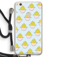 Citroenen: Huawei Ascend P8 Lite (2017) Transparant Hoesje met koord