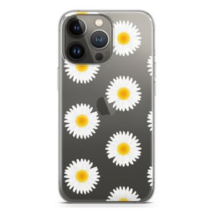 Margrietjes: iPhone 13 Pro Transparant Hoesje