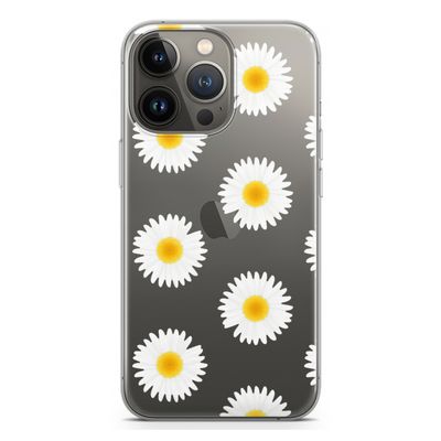 Margrietjes: iPhone 13 Pro Transparant Hoesje