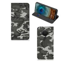 Nokia X20 | X10 | Hoesje met Magneet | Army Light