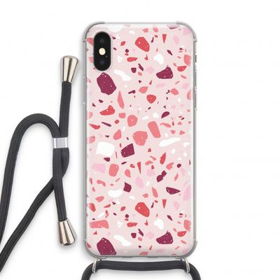 Terrazzo N°15: iPhone XS Transparant Hoesje met koord
