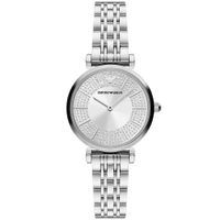 Emporio Armani AR11445 Horloge Gianni T-Bar staal zilverkleurig 32 mm - thumbnail