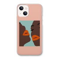Orange lips: iPhone 13 Transparant Hoesje