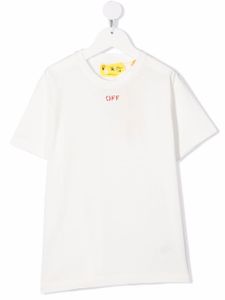 Off-White Kids t-shirt à logo imprimé - Blanc