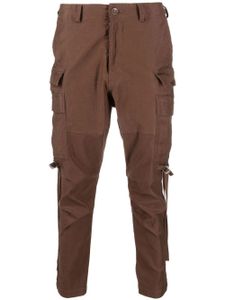 Undercover pantalon fuselé à poches cargo - Marron