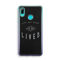 To be lived: Huawei P Smart (2019) Transparant Hoesje