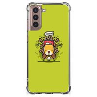 Samsung Galaxy S21 Plus Stevig Bumper Hoesje Doggy Biscuit