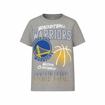 T-Shirt met Korte Mouwen voor kinderen Name It mjyg Nba Box Ous Lichtgrijs - Maat: 6 Jaar