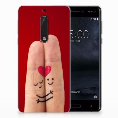 Nokia 5 | Sillicone Back Cover | Liefde - Origineel Romantisch Cadeau