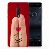 Nokia 5 | Sillicone Back Cover | Liefde - Origineel Romantisch Cadeau