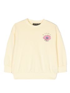 Mini Rodini sweat à broderies coquillages - Jaune