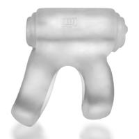 Hunkyjunk Revhammer - Shaft Vibe Ring - Helder IJs / Blauw