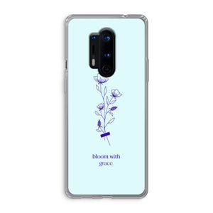Bloom with grace: OnePlus 8 Pro Transparant Hoesje