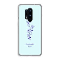 Bloom with grace: OnePlus 8 Pro Transparant Hoesje