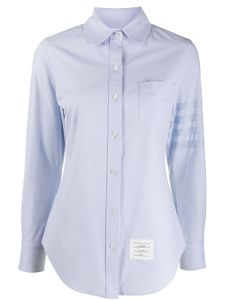 Thom Browne chemise Oxford à 4 bandes - Bleu