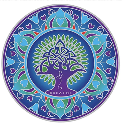 Raamsticker Aarde Mandala - Tuin & Buiten - Spiritueelboek.nl