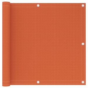 VidaXL Balkonscherm 90x400 cm hdpe oranje