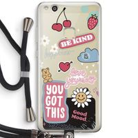 Positivity: Huawei Ascend P10 Lite Transparant Hoesje met koord