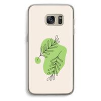 Beleaf in you: Samsung Galaxy S7 Transparant Hoesje