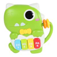 Mini Club dierenpiano dino met licht en geluid, 15cm - thumbnail