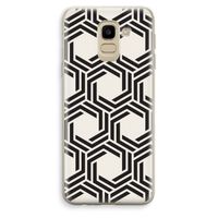 Geometrisch patroon: Samsung Galaxy J6 (2018) Transparant Hoesje Geometrisch patroon: Samsung Galaxy J6 (2018) Transparant Hoesje