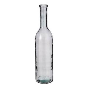 Mica Decorations Rioja Glazen Fles - H75 x Ø18 cm - Donkergrijs