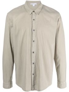 James Perse chemise en coton à manches longues - Gris