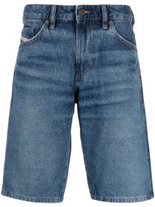 Diesel short à patch logo - Bleu