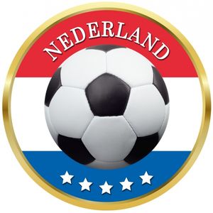 Nederland thema voetbal bierviltjes   -