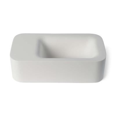 Fontein Luca Sanitair Lea 42x22x12 cm Solid Surface Zonder Kraangat Mat Wit Luca Sanitair