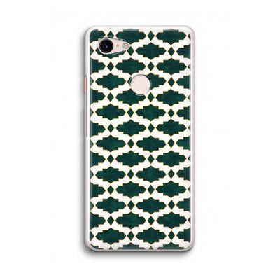 Moroccan tiles: Google Pixel 3 Transparant Hoesje