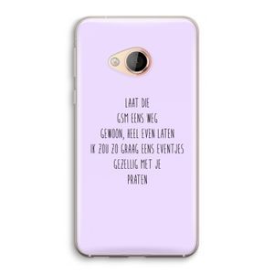 GSM: HTC U Play Transparant Hoesje