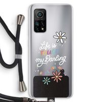 Tough Life: Xiaomi Mi 10T 5G Transparant Hoesje met koord Tough Life: Xiaomi Mi 10T 5G Transparant Hoesje met koord