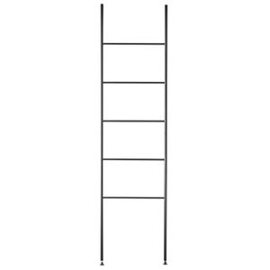 Aquanova Icon Handdoek ladder Zwart ICOTLL-09