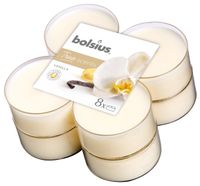 Maxilicht geur 8 stuks True Scents Vanille - Bolsius