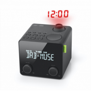 Muse M-189CDB Digitale wekkerradio met DAB+ en projectie