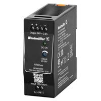 Weidmüller PRO BAS 60W 24V 2.5A DIN-rail netvoeding Inhoud: 1 stuk(s) - thumbnail