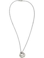 WERKSTATT:MÜNCHEN collier en argent à pendentifs anneaux - Métallisé