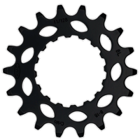 Tandwiel KMC Voor Bosch 18T CRO-MO Staal 11/128 inch - Zwart