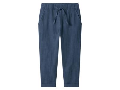 lupilu Mousseline kinder broek (Blauw, 122/128)