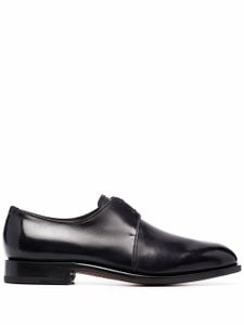 Ferragamo derbies à bout en amande - Noir