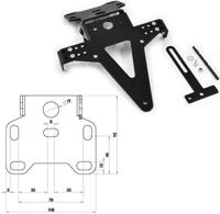 PROGRESS LINE Nummerbordhouder license plate carriers un type4 sw verst