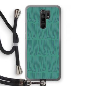 Swirls: Xiaomi Redmi 9 Transparant Hoesje met koord