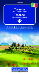 Wegenkaart - landkaart 8 Tuscany - Toscane | Kümmerly & Frey