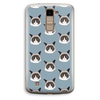 It's a Purrr Case: LG K10 (2016) Transparant Hoesje