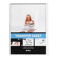 Creativ Company Transfer Vellen Transparant, 5 Vellen - thumbnail